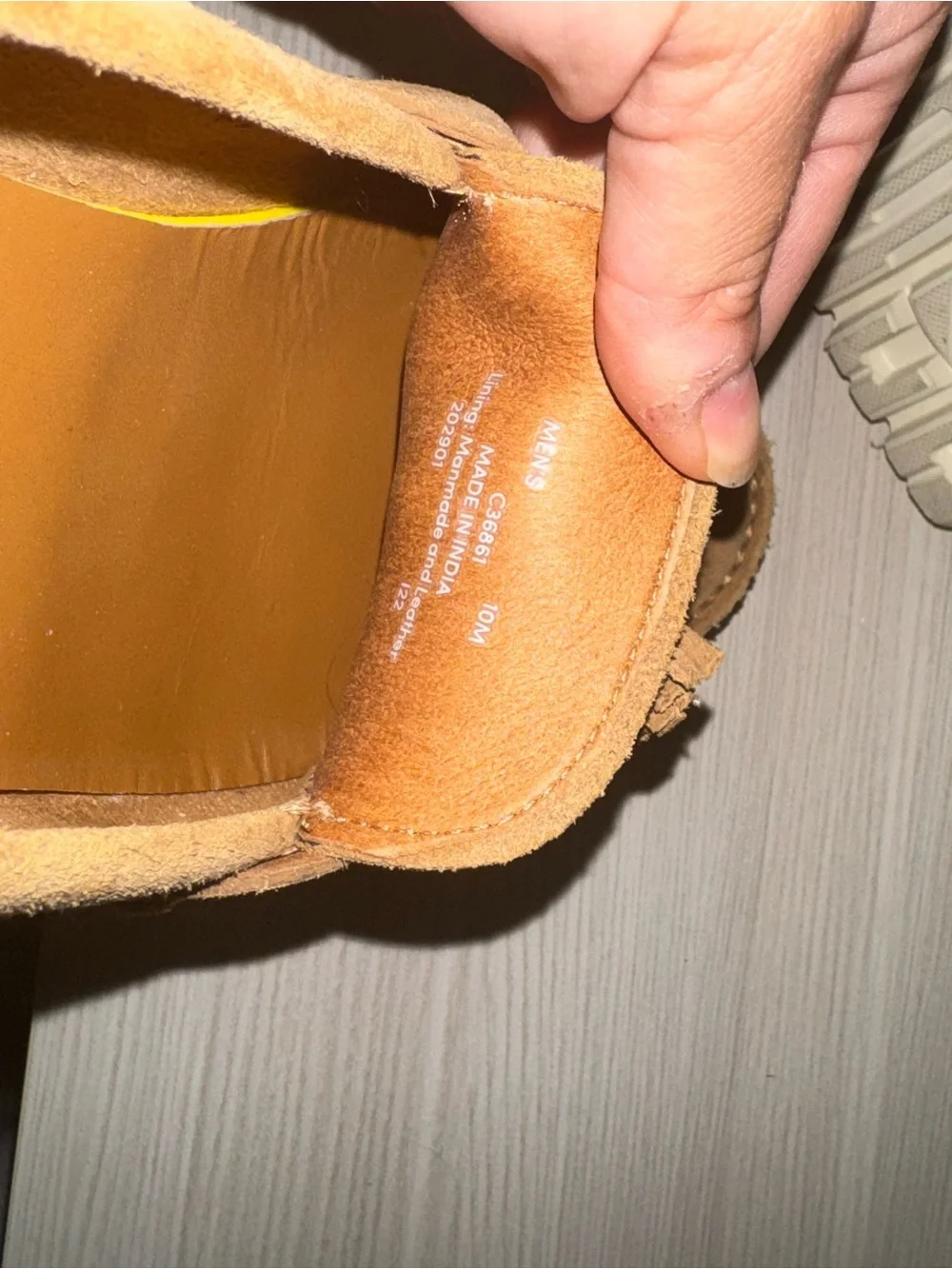 Cole Haan Tan Suede Tassel Loafers with White Lug Sole